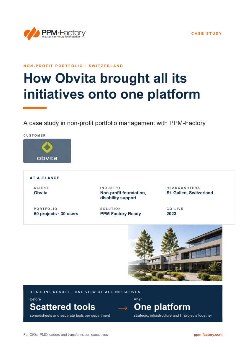How Obvita brought all its initiatives onto one platform case study cover
